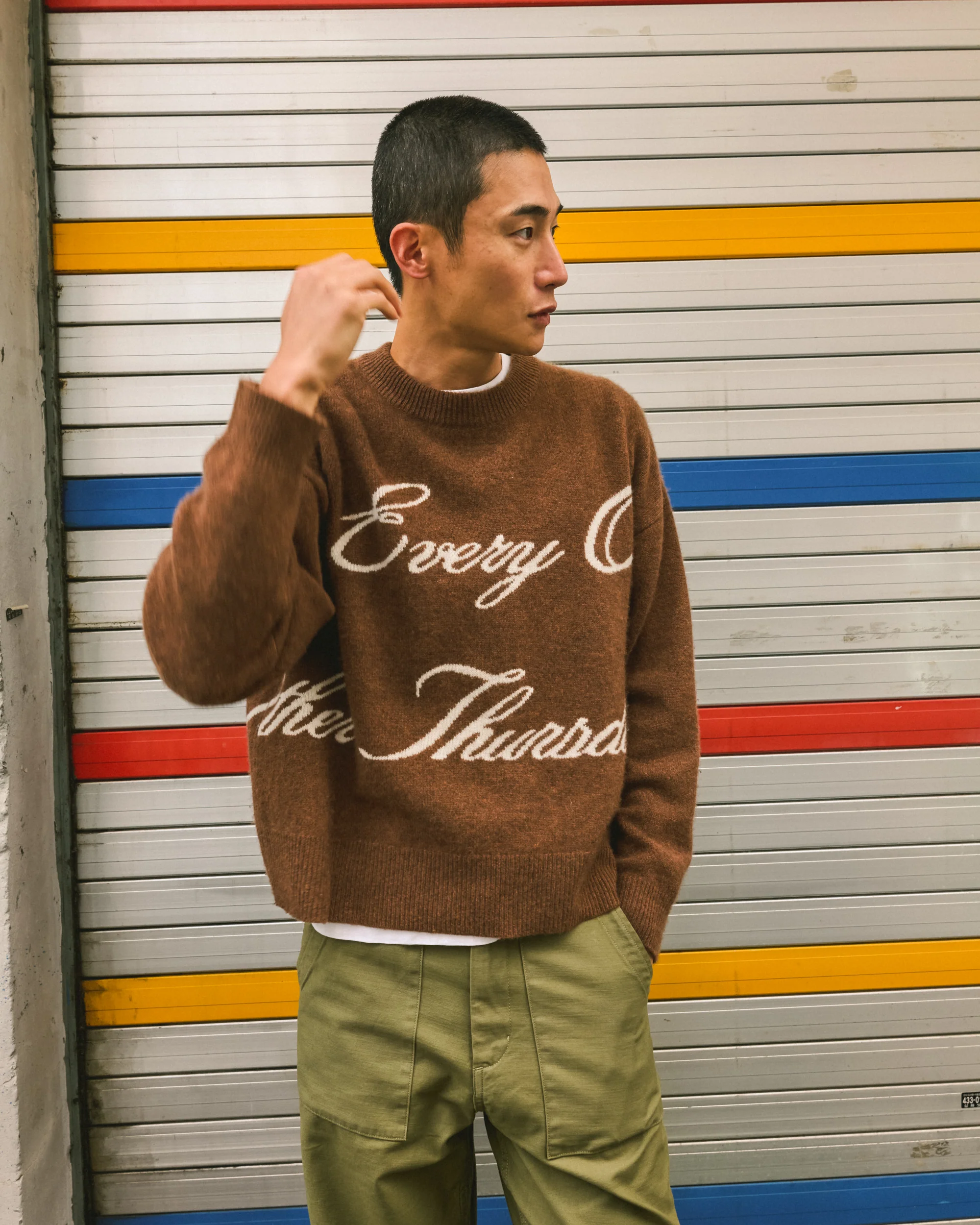 Cashmere Logo Knit Sweater - Image 9